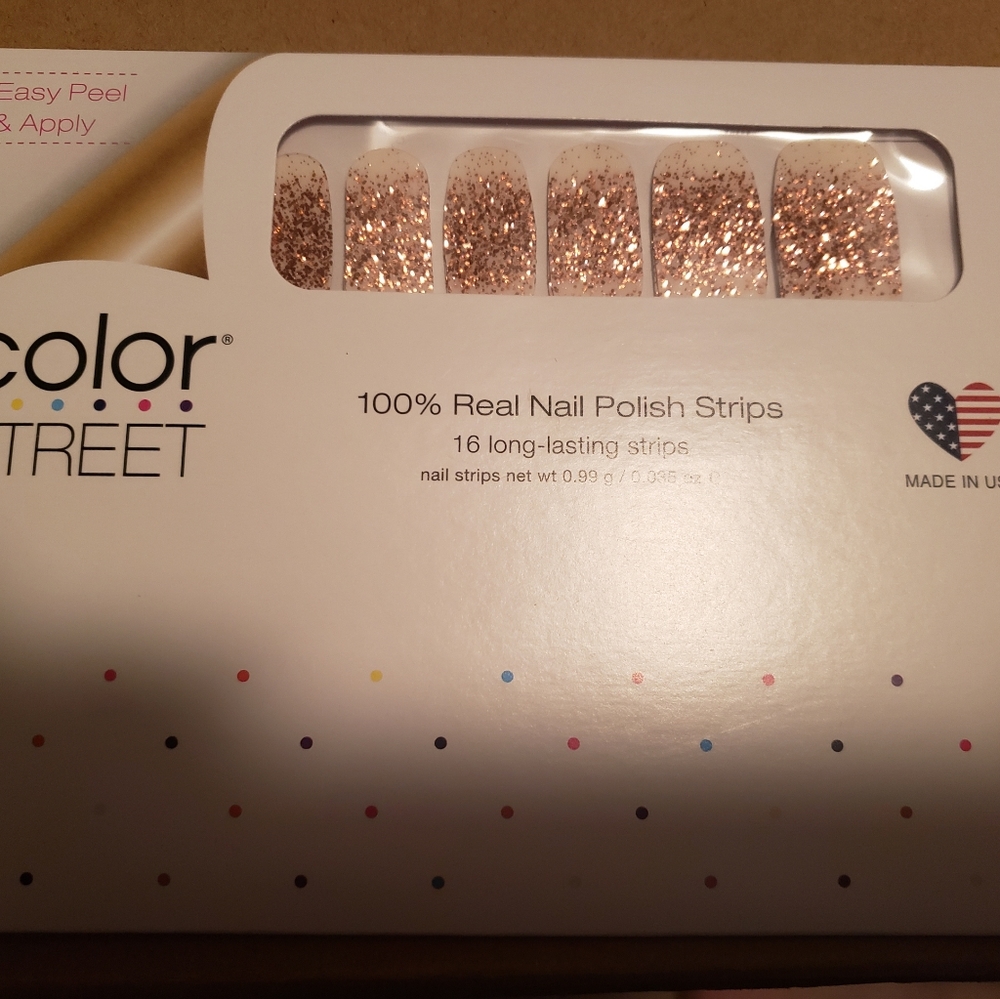 Color Street - New - Coming Up Rose Gold